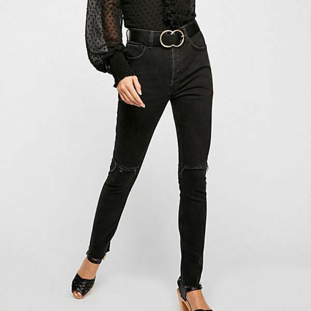Free People Black jeans